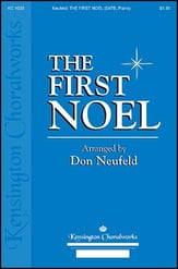 The First Noel SATB choral sheet music cover